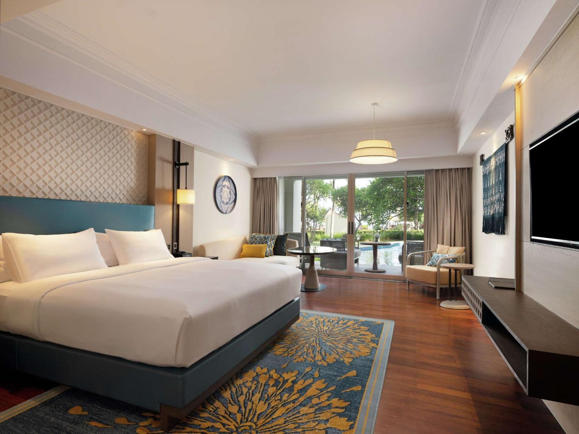 Chambre Lit King-Size Exécutive avec Accès au Lagon