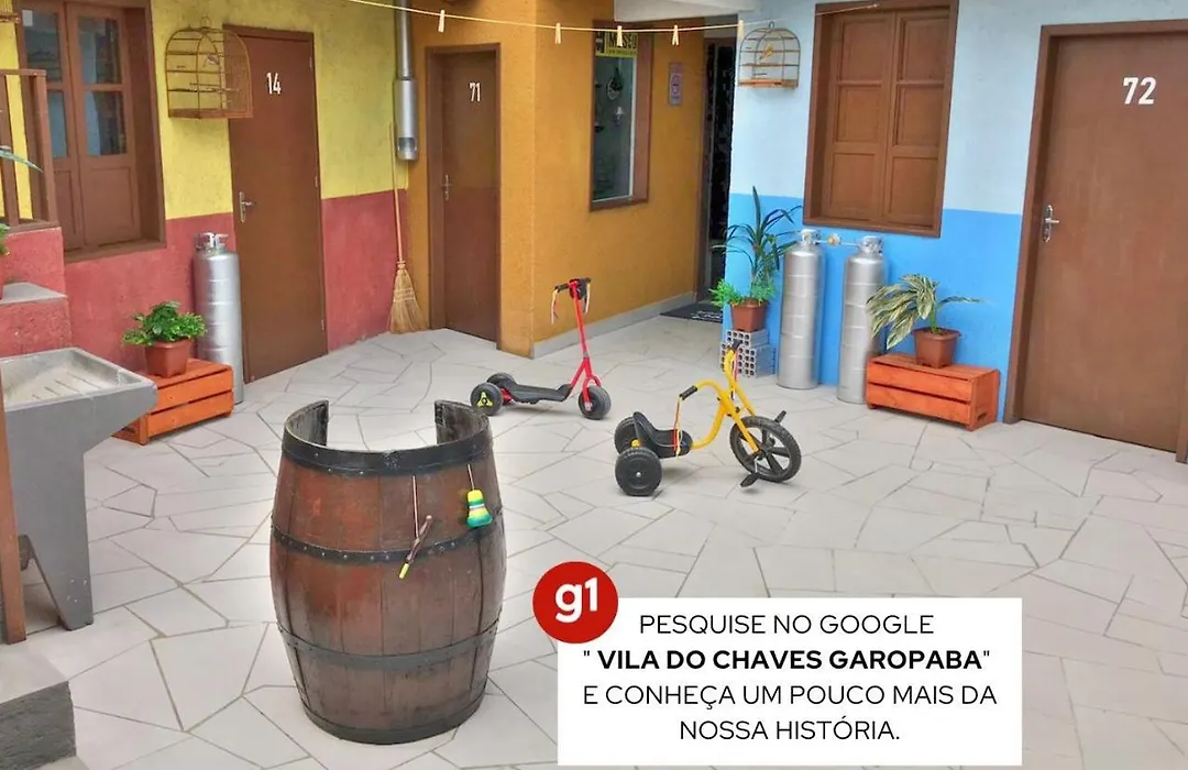 Vila do Chaves - Nossa hospedagem foi matéria no G1-1