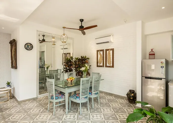 La Risa, 2 Bhk s Near Beach, Private Pool With Kitchen, Balcony, Security