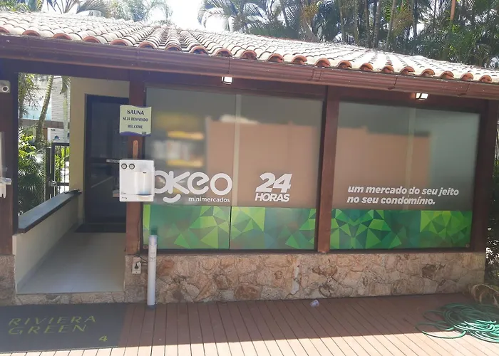 Flat Com Varanda E Serviços No Riviera Green