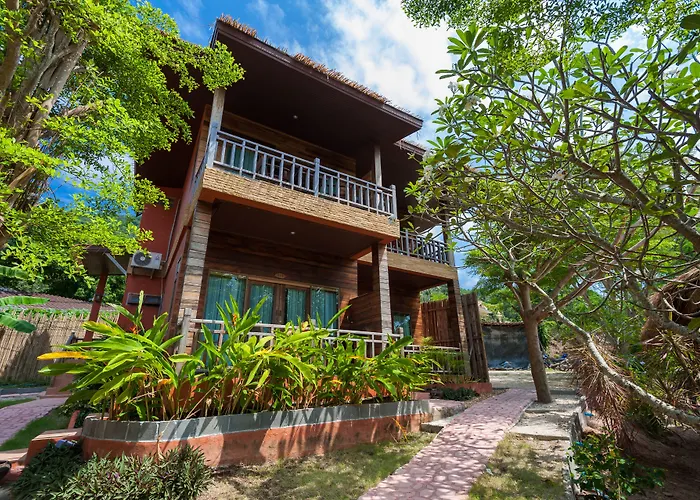 Hotel romántico: Palm Leaf Resort Koh Tao