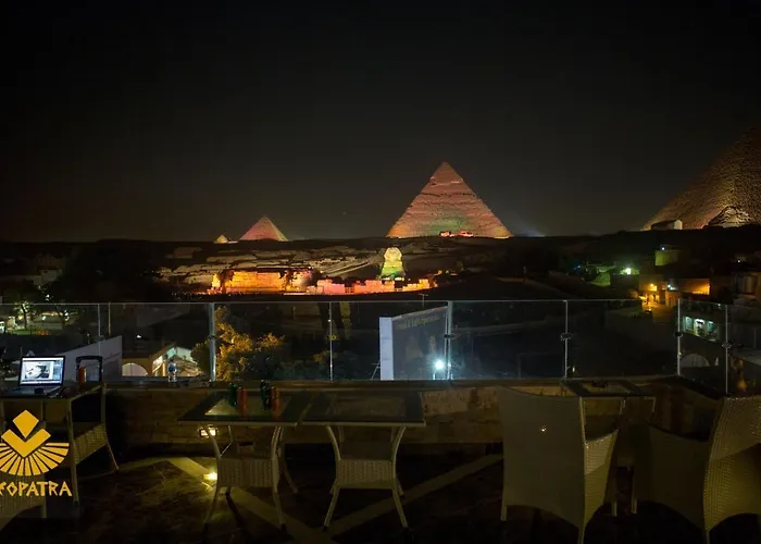 Cleopatra Pyramids View